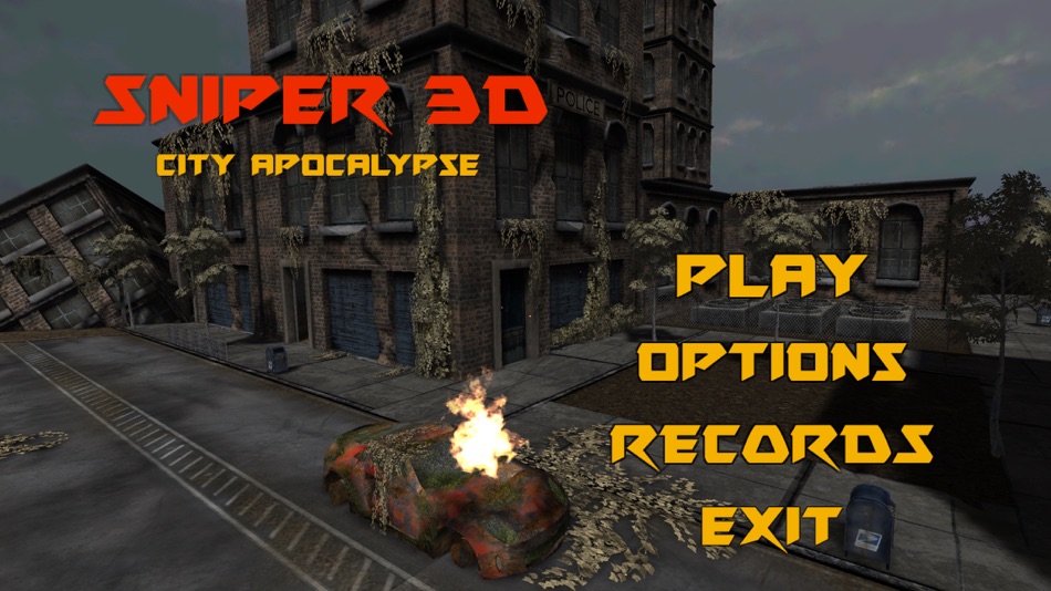 #5. Sniper 3D: City Apocalypse (iOS) 由: Evgeny Borodin