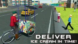 Game screenshot City Ice Cream Delivery – Ride bicycle simulator to sell yummy frozen food apk