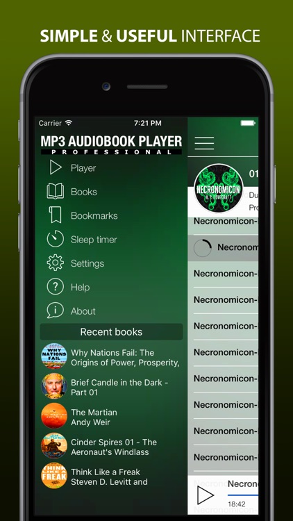MP3 Audiobook Player Pro - listen audiobooks! screenshot-0