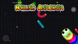 rolling anaconda snake dash games iphone screenshot 3
