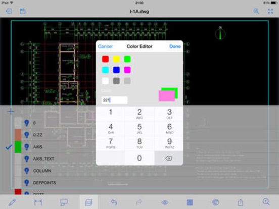 CAD Design 3D - edit Auto CAD DWG/DXF/DWF files iPad app afbeelding 3