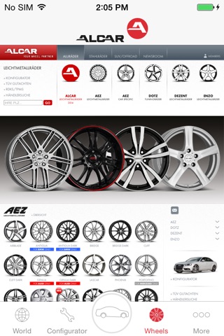 ALCAR Wheels Configurator screenshot 4