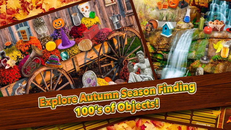 Hidden Objects Thanksgiving Fall Harvest Puzzle