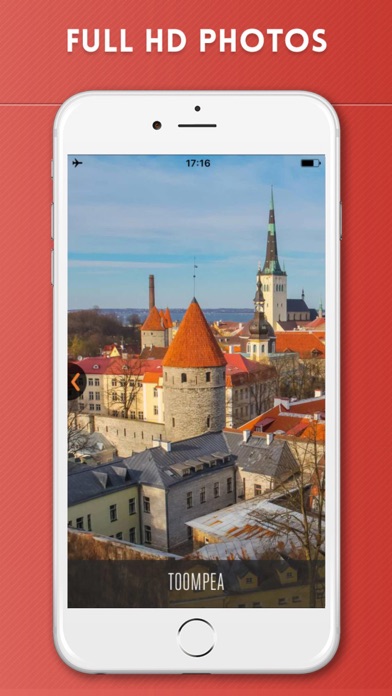 Tallinn Travel Guide and Offline City Street Map Screenshot
