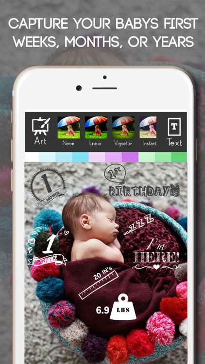 Baby Milestone Free Sticker Maker Pregnancy Editor screenshot-3