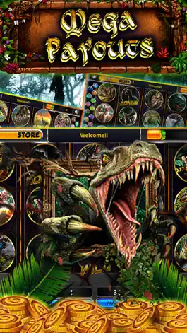 Game screenshot Jurassic Slot Machines Casino Carnivores VIP Slots apk