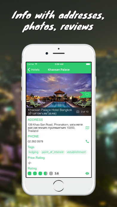 Screenshot #2 pour Bangkok City Guide - travel guide with maps