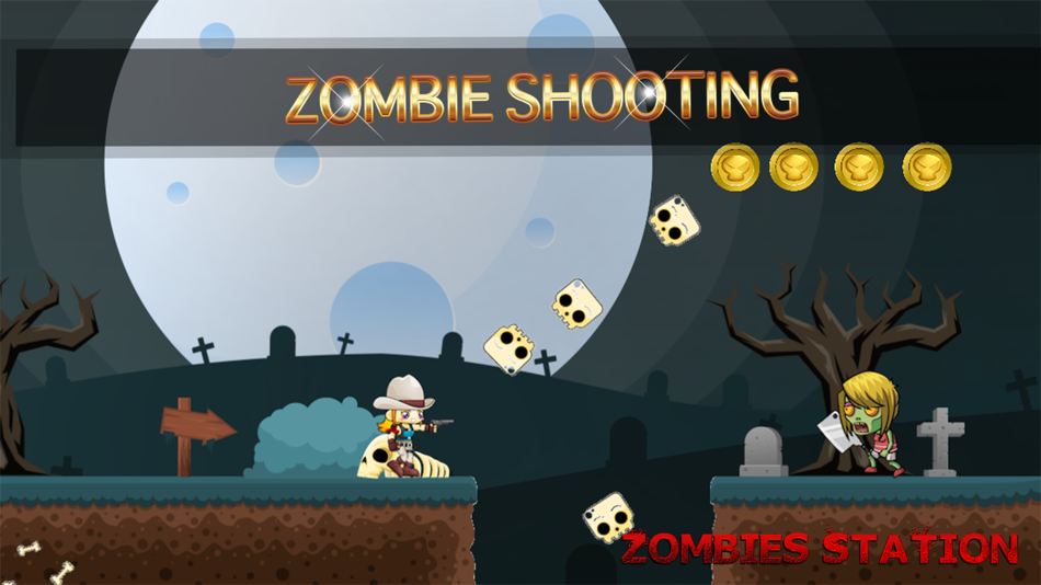 Zombies Station 2D - Shooting Ghost of Seoul - 1.1 - (iOS)