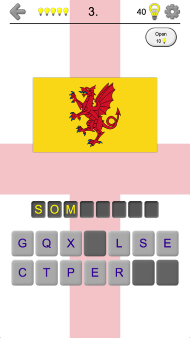 Counties of England Quiz Screenshot