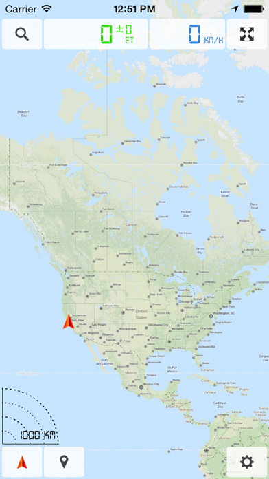 America, United States (US) - Offline Map & GPS Navigator Screenshot 1