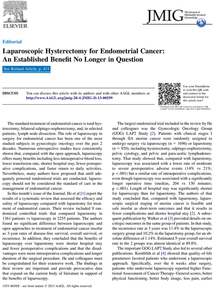 Journal of Minimally Invasive Gynecology JMIG