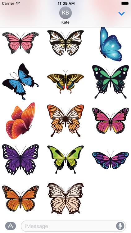 Butterfly Sticker