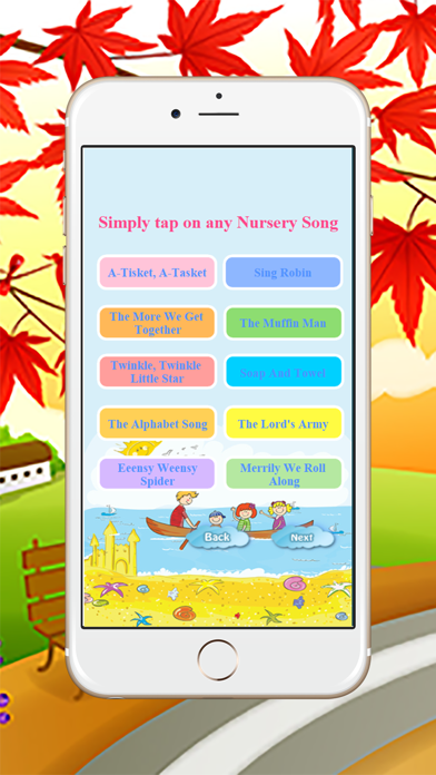 Screenshot 2 of List of Funny Classic Nursery Rhymes with Lyrics App