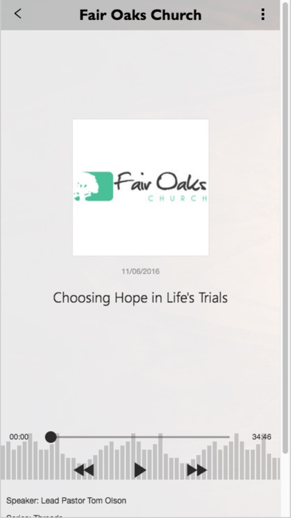 Fair Oaks Church - CA