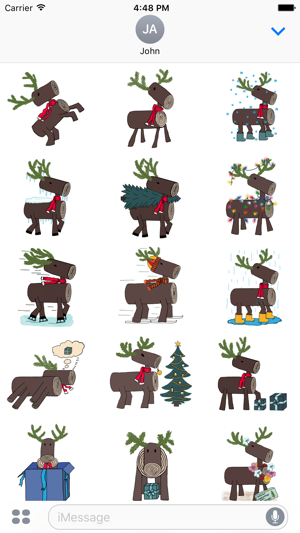 Christmas Reindeer Stickies(圖3)-速報App