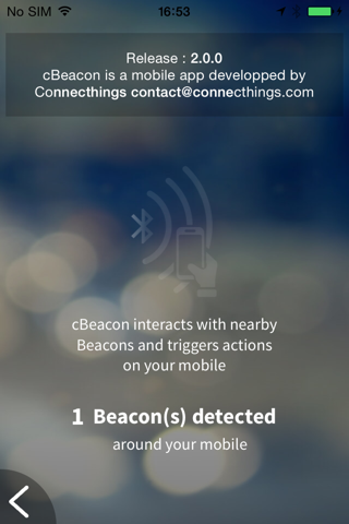 cBeacon screenshot 2