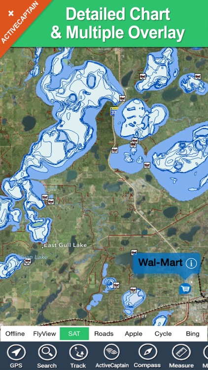 Lake Sakakawea North Dakota charts fishing maps