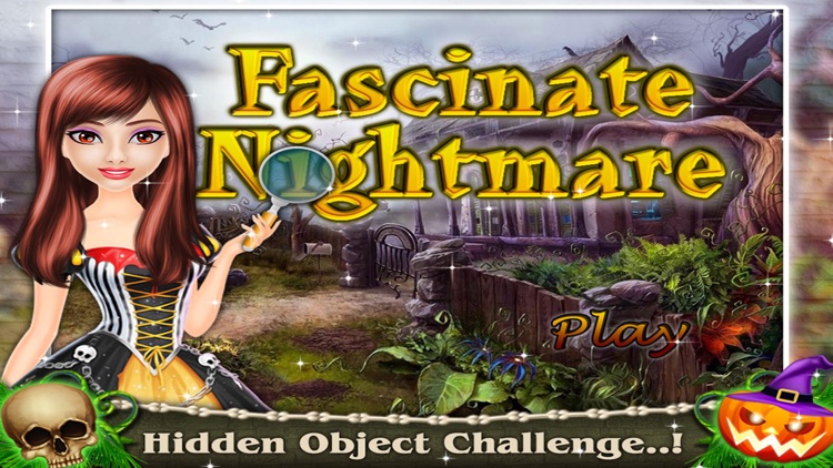 Bewitch Nightmare Hidden Objects - Halloween