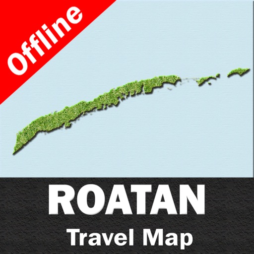 ROATAN ISLAND (HONDURAS) – GPS Travel Map Offline Navigator