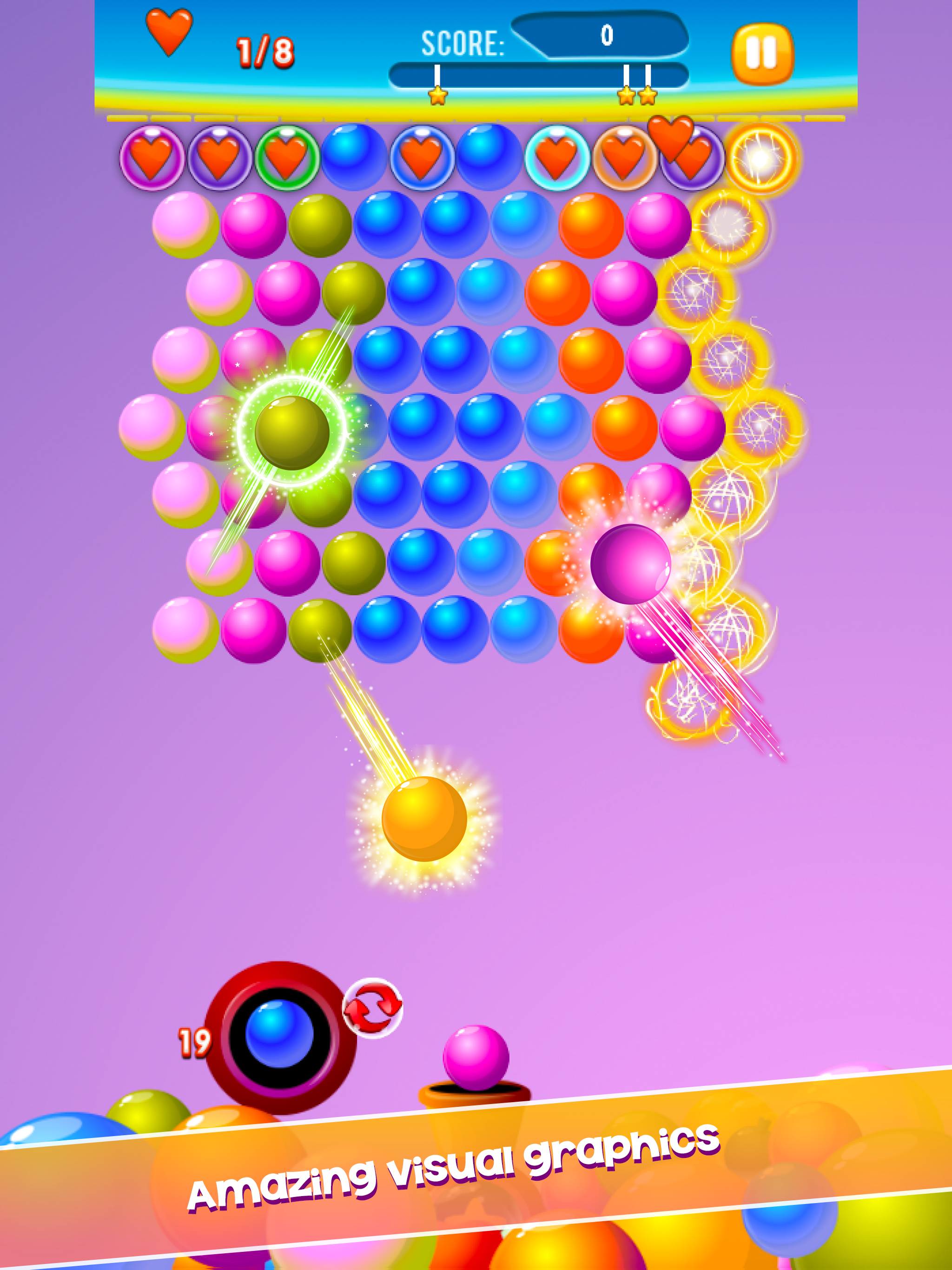 Bubble Blossom Mania - Shooter Puzzle Games screenshot 3