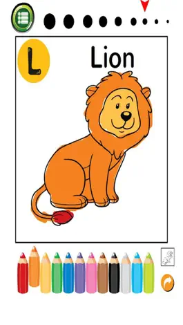 Game screenshot ABC Animals Coloring Book hack