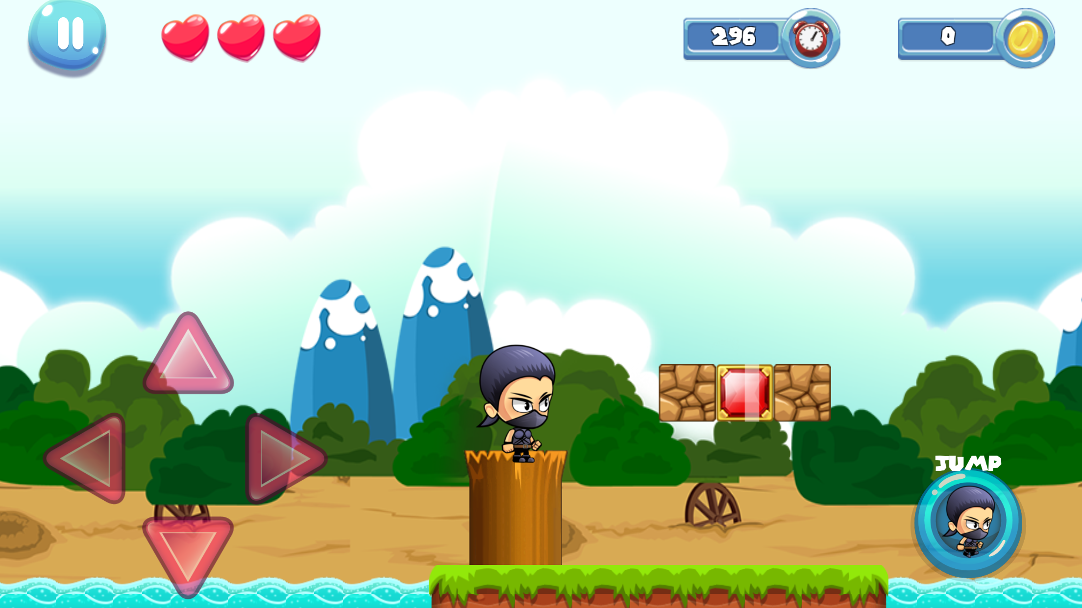 ninja jungle adventure imagination game screenshot 3