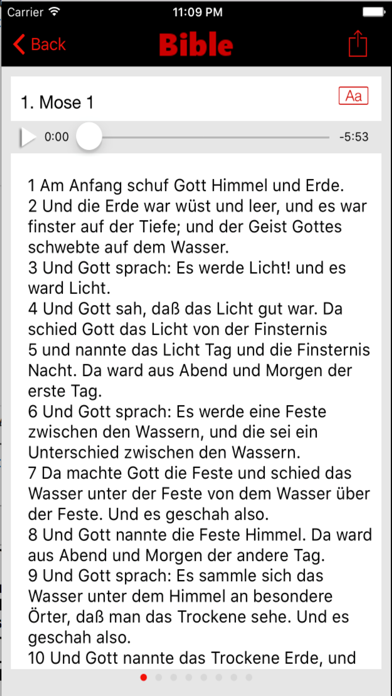 German Bible Audio - die bibel deutsch mit audio screenshot 4
