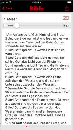 German Bible Audio - die bibel deutsch mit audio screenshot 4