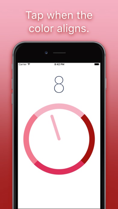 Pink Dial iPhone screenshot