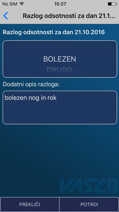 Screenshot 3 of mVrtec App