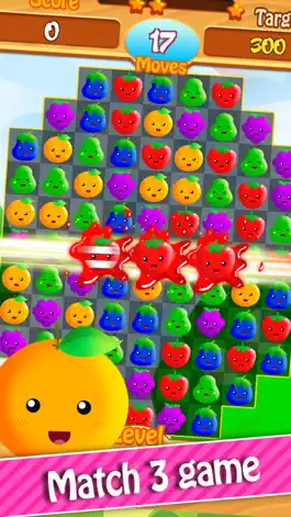 Game screenshot Fruit Splash Matcher – New Cute Fruits Puzzle Match 3 Game for Family mod apk
