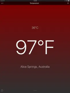 Temperature App iPad image 4
