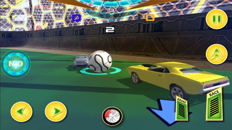 Car Soccer Championship. Car Football Kick Game.