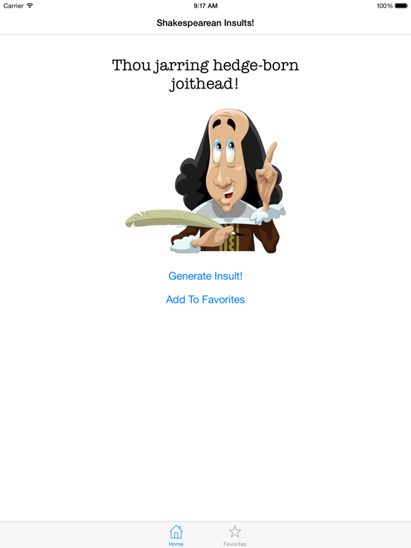 Screenshot #4 pour Shakespearean Insult Creator