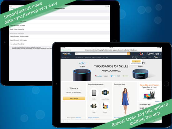 Pass2word Free iPad screenshot 4 - Productivity app