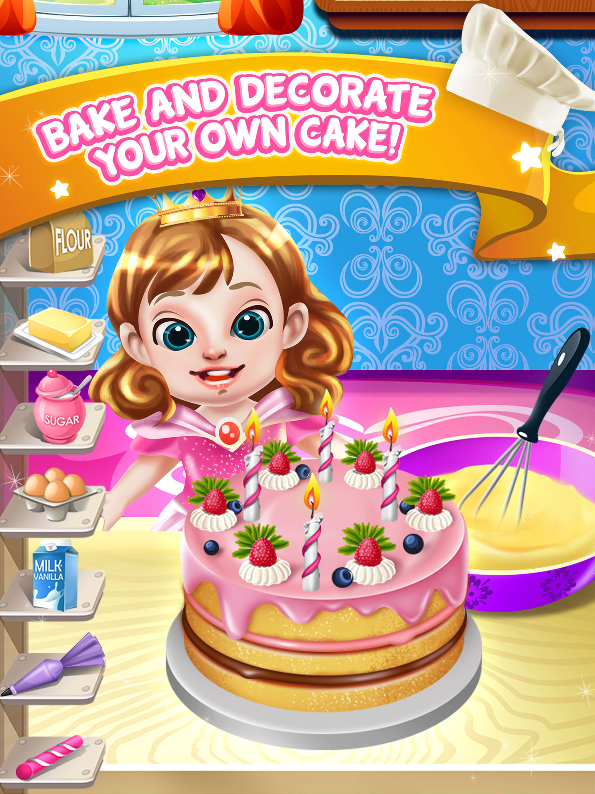 Kids Princess Food Maker Cooking Games Free