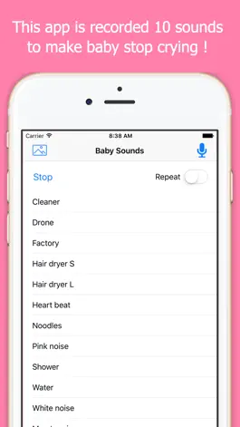 Game screenshot Baby Sleep Sounds / Stop Crying mod apk