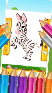 My Zoo Animal Friends Draw Coloring Book World for Kids screenshot #1 for iPhone