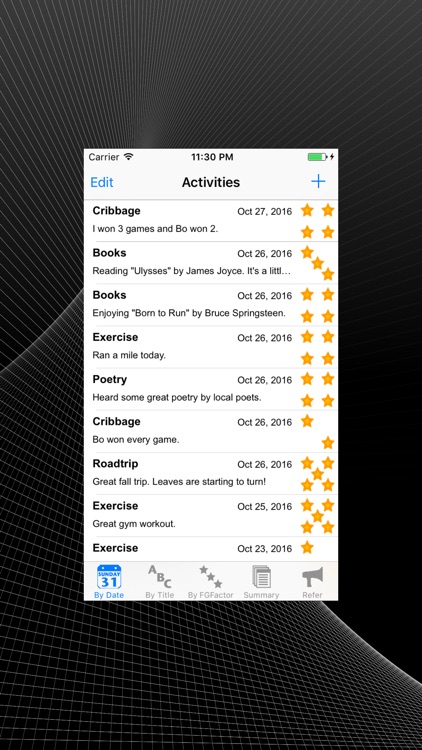 Feel Good Tracker