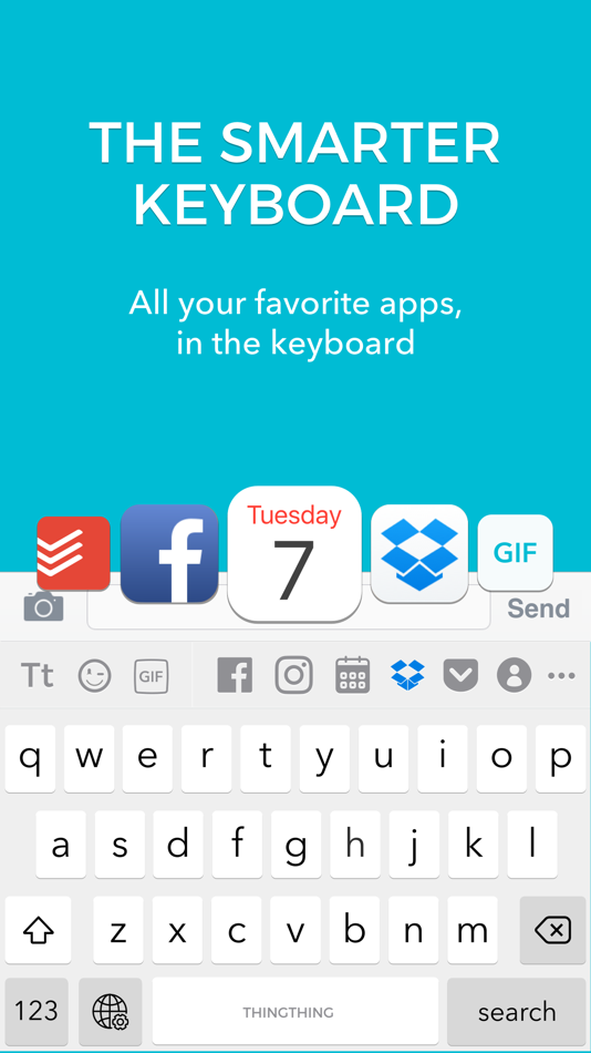 Thingthing Keyboard: Connected, Unified, Private. - 3.4 - (iOS)