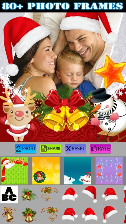 Amazing Christmas Photo Frames + Stickers