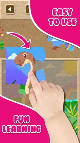 Game screenshot Динозавры - Развивающие Пазлы для Детей Бесплатно apk