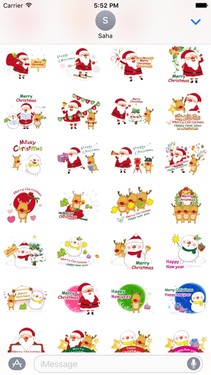 Merry Christmas Stickers Vol3