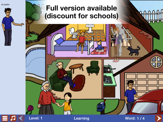 Spanish for Kids: a Learning Story Adventure iPad screenshot 5 - Education app
