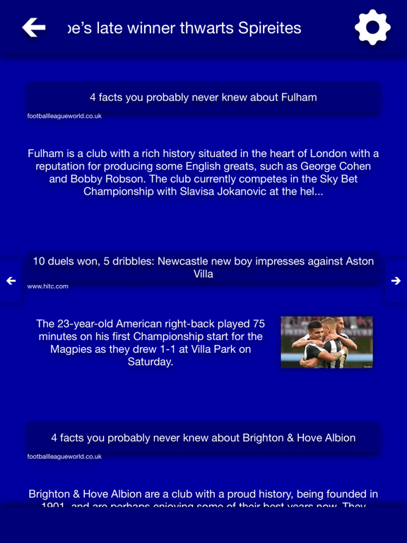 Screenshot #6 pour All The News - Chesterfield FC Edition
