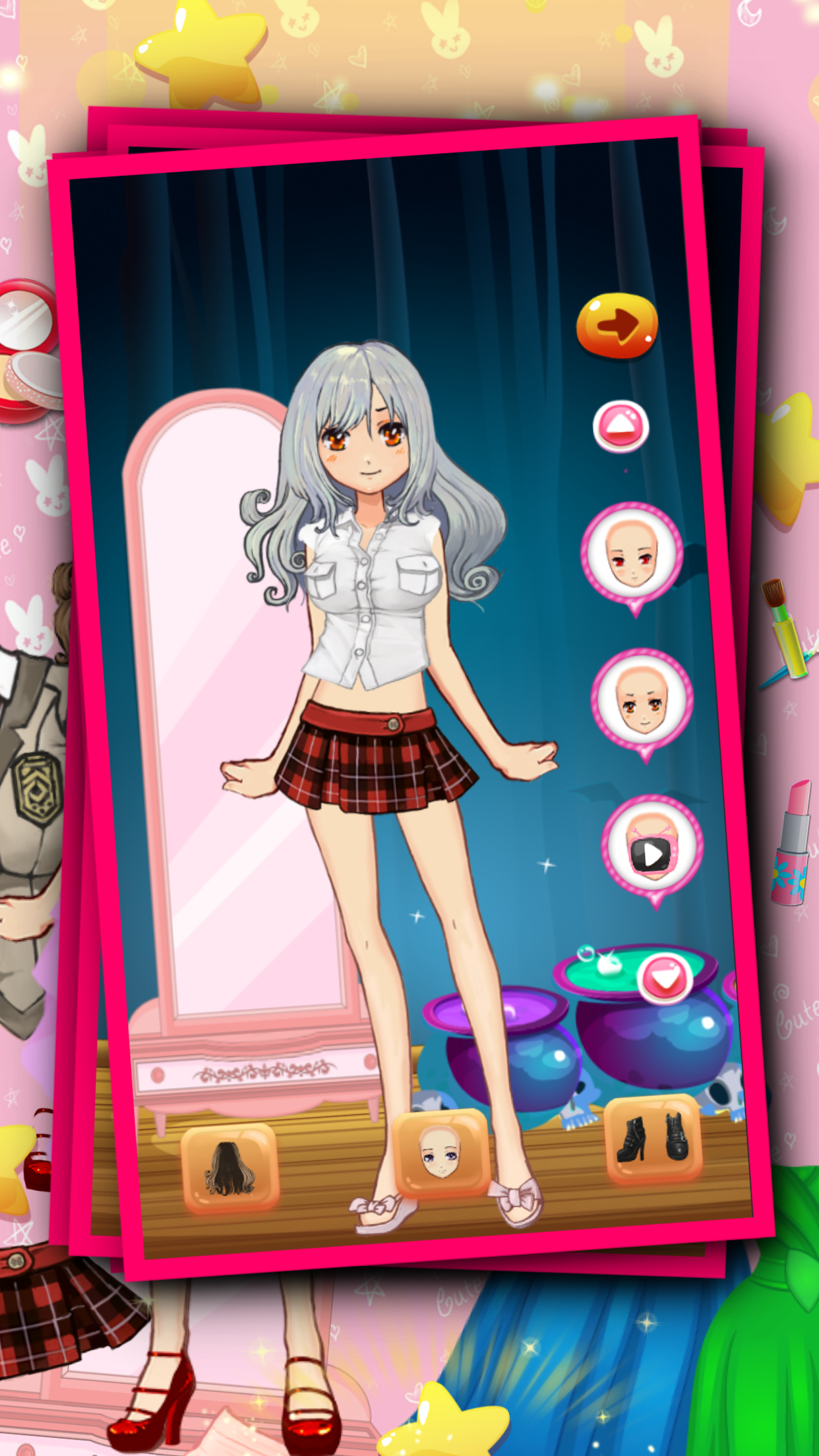 Princess Dress up Fashion Party Hair and Salon