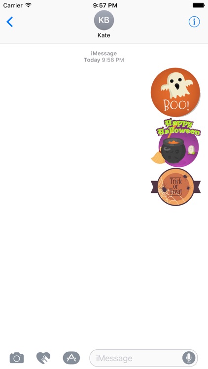 Trick or Treat Sticker