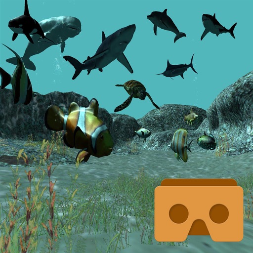 VR Ocean Dive 3D Icon