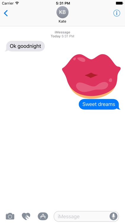 Flirty Lips Stickers screenshot-4