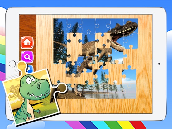 Screenshot #6 pour Dino Puzzle Jeux De Puzzle Gratuits - Dinosaures Puzzles Pour Les Tout-Petits Enfants Et Préscolaire Jeux D’Apprentissage